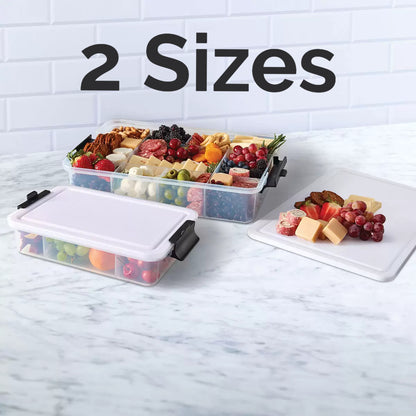 Sabatier Snacklebox with Cutting Board Lids, 2 Pack image 0