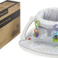 Fisher-Price Sit-Me-Up Portable Baby Floor Seat | Machine-Washable Pad | Folds Flat | 2 Linkable Developmental Toys