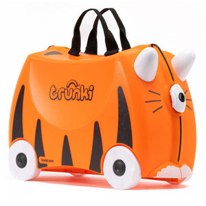 Trunki Ride on Hardside Case, Tipu the Tiger image 0