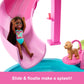 Coffret de jeu Barbie Piscine de Rêve avec toboggan, jacuzzi et plus de 20 accessoires