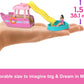 Mini coffret de jeu Barbie Land à collectionner avec une poupée de 3,8 cm et un bateau de rêve