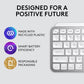 Clavier Logitech MX Keys Mini pour Mac, minimaliste et rétroéclairé, format US compact