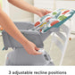 Chaise haute Fisher-Price Space Saver Simple Clean avec plateau profond enveloppant