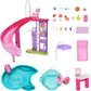 Coffret de jeu Barbie Piscine de Rêve avec toboggan, jacuzzi et plus de 20 accessoires
