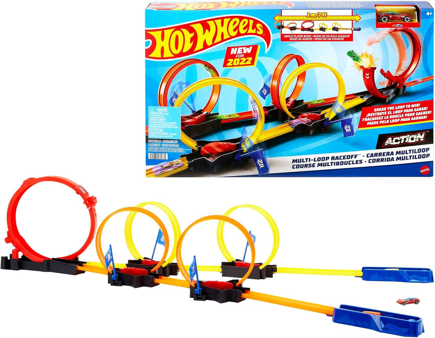 Course Hot Wheels à plusieurs boucles
