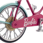 Vélo Barbie avec panier de fleurs