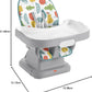 Chaise haute Fisher-Price Space Saver Simple Clean avec plateau profond enveloppant