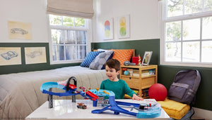 Disney Pixar Cars Global Racers Cup Jumping Raceway | Lightning McQueen & Francesco | No Batteries | Ages 4+