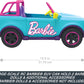 Hot Wheels Barbie RC SUV et autocollants, camion jouet à piles