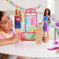Coffret Barbie Crée et Vends Boutique avec poupée brune et outils de design métallisés