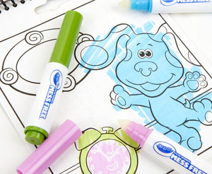 Livre de coloriage sans dégâts Crayola Color Wonder Blue's Clues