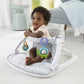 Fisher-Price Sit-Me-Up Portable Baby Floor Seat | Machine-Washable Pad | Folds Flat | 2 Linkable Developmental Toys