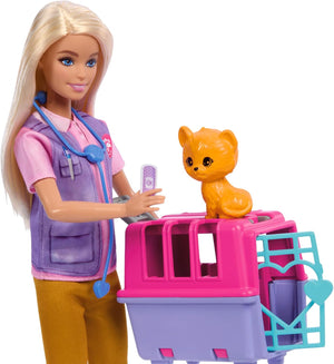 Coffret Barbie Carrières Sauvetage et Réhabilitation des Animaux