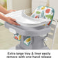 Chaise haute Fisher-Price Space Saver Simple Clean avec plateau profond enveloppant