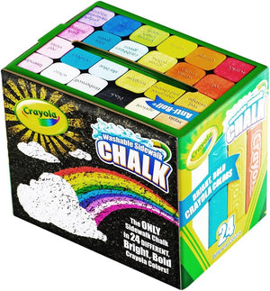 Crayola Chalk Washable Anti-Roll 24-Piece