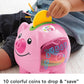 Fisher-Price Laugh & Learn Smart Stages Piggy Bank | 10 Coins | 40+ Songs & Phrases | Ages 6–36 Months