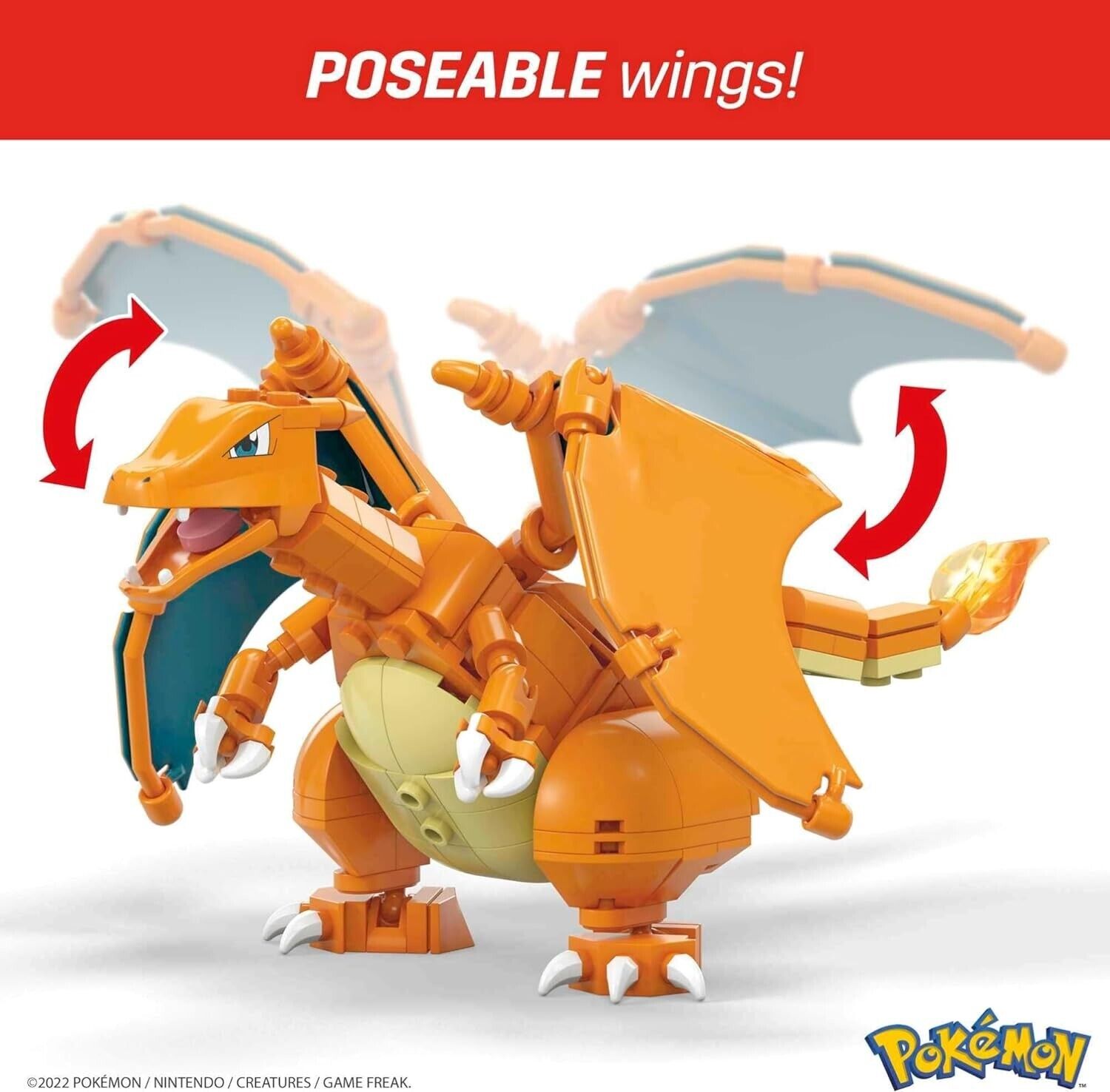 MEGA Pokémon Charizard Action Figure Building Set image 5