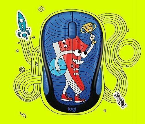 Logitech M317 Wireless Optical Mouse Doodle Collection Sneakerhead image 0