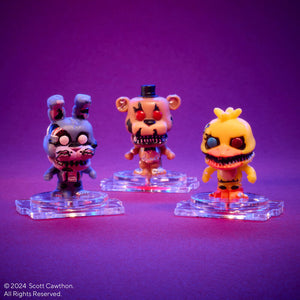 Funko Bitty Pop! Nightmare Bonnie 4-Pack | Five Nights at Freddy's Nightmare Bonnie, Chica, Freddy + Mystery Figure