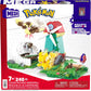 MEGA Pokémon Building Toys Set, Countryside Windmill with 240 Pieces, Motion and 3 Poseable Action Figures, for Kids, HKT21