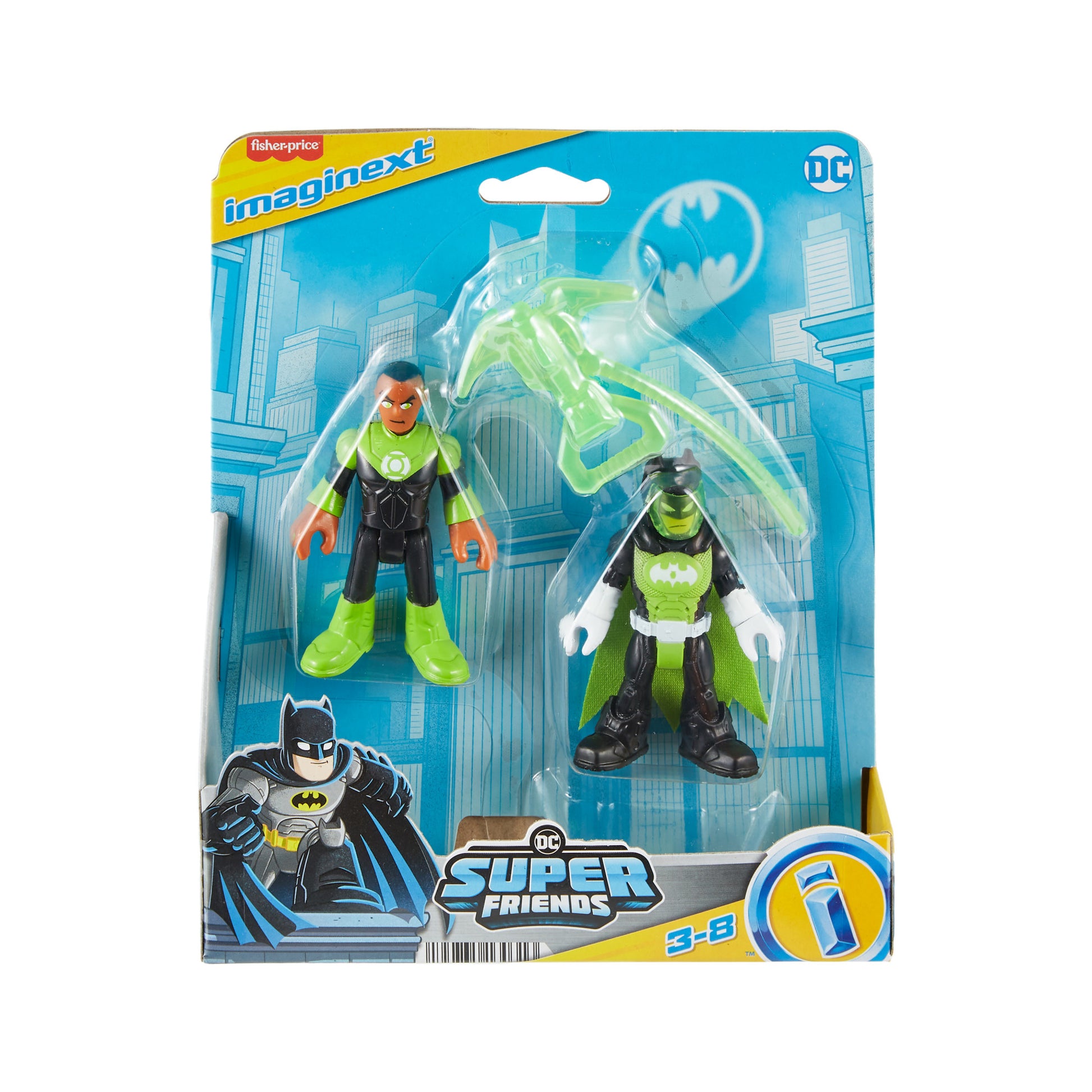 Imaginext DC Super Friends Batman and Green Lantern Figure Set image 0