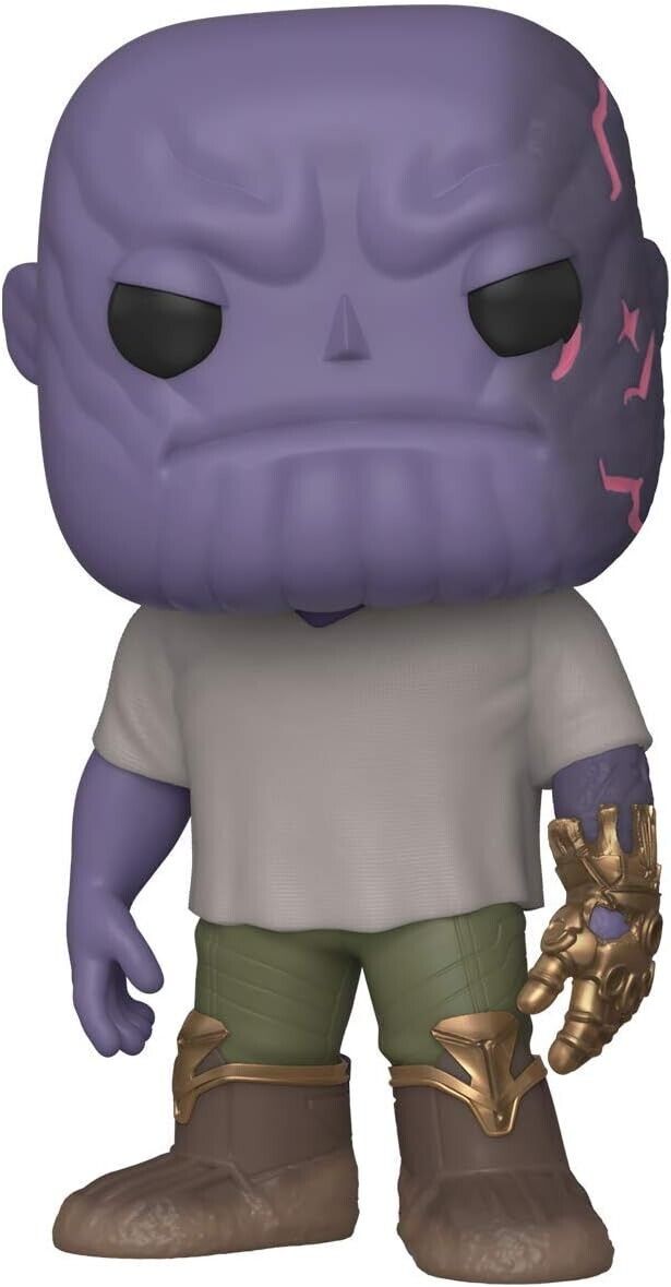 Funko Pop Marvel Avengers Thanos Casual With Gauntlet Endgame image 2