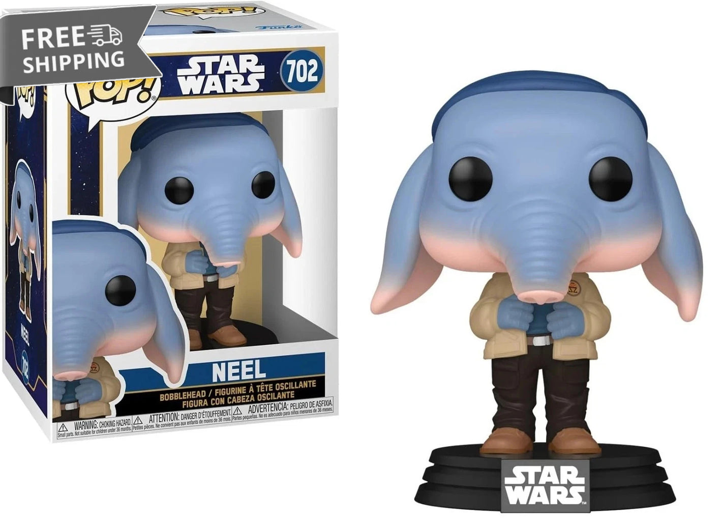 Funko Pop! Star Wars: Skeleton Crew - Neel image 0