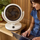Aircraft LUME MINI Ultra Quiet Air Circulator Desktop Fan with Remote & Ambient Backlight