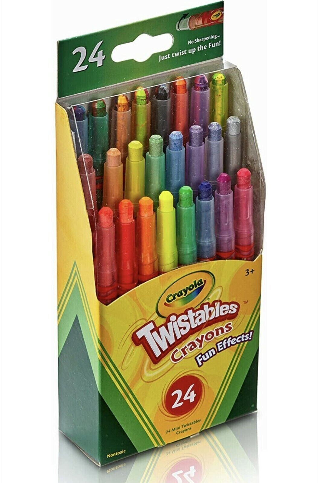 Crayola Crayons 24 Mini Twistables Special Effect Crayons image 1