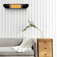 Veito Blade Mini Indoor and Outdoor Carbon Infrared Heater - Black image 6