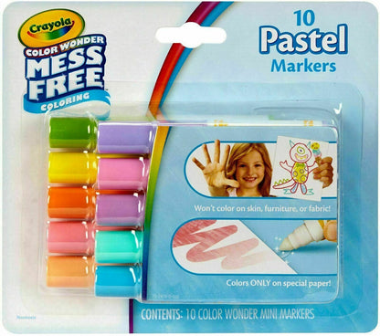 Crayola Color Wonder Pastel Mini Markers image 0
