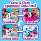 Scribble Scrubbie Pets Grooming Truck, Toy Pet Playset, Gift for Kids, Age 3, 4, 5, 6