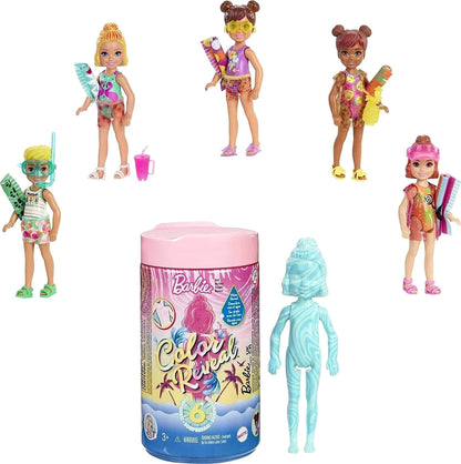 Barbie Chelsea Color Reveal Doll Sand & Sun Series image 0