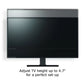 Support de télévision pivotant Sanus 32-60 pouces, VTVS1-B2