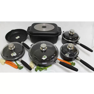 Batterie de cuisine antiadhésive Berghoff Eurocast, 11 pièces
