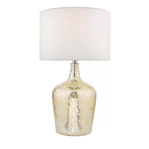 Lolek Silver Glass Dual Light Table Lamp