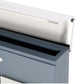 Boîte aux lettres à chargement par le haut Phoenix Estilo MB0124KS en acier inoxydable avec serrure à clé