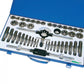 Coffret de tarauds et filières en acier tungstène Hilka 45 pièces