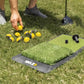 SKLZ Golf Home Driving Range Kit | 7ft Practice Net | Launch Pad | 12 Impact Balls | Garden & Garage