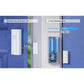 Eufy Security Entry Sensor 3-Pack | 1.5in Gap Detection | 100dB Siren | 2-Year Battery | HomeBase Required