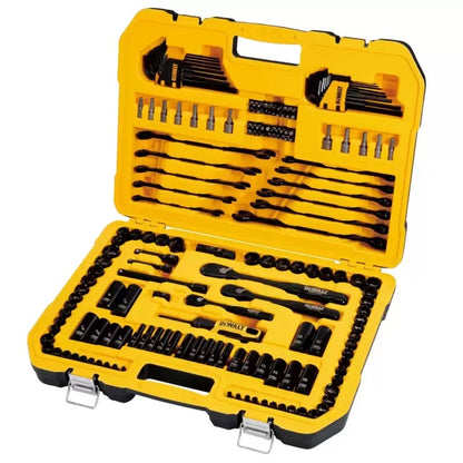 DEWALT 184-Piece Mechanics Tool Set DWMT45184-1 | DirectTorque | Black Chrome | 1/4", 3/8" & 1/2" Drive