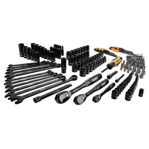 DEWALT 184-Piece Mechanics Tool Set DWMT45184-1 | DirectTorque | Black Chrome | 1/4", 3/8" & 1/2" Drive