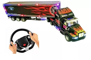 Remote Control Lorry Large W/Steering Wheel image 0