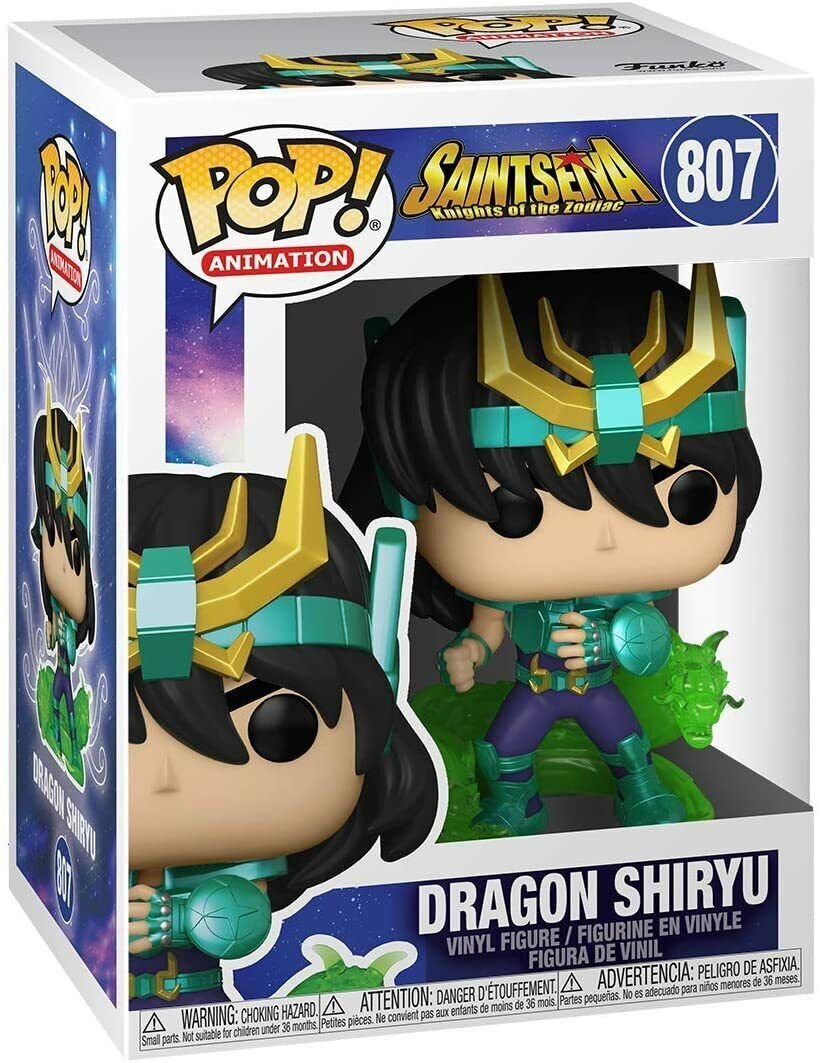 Funko Pop! Saint Seiya Knights of The Zodiac Dragon Shiryu #807 image 2