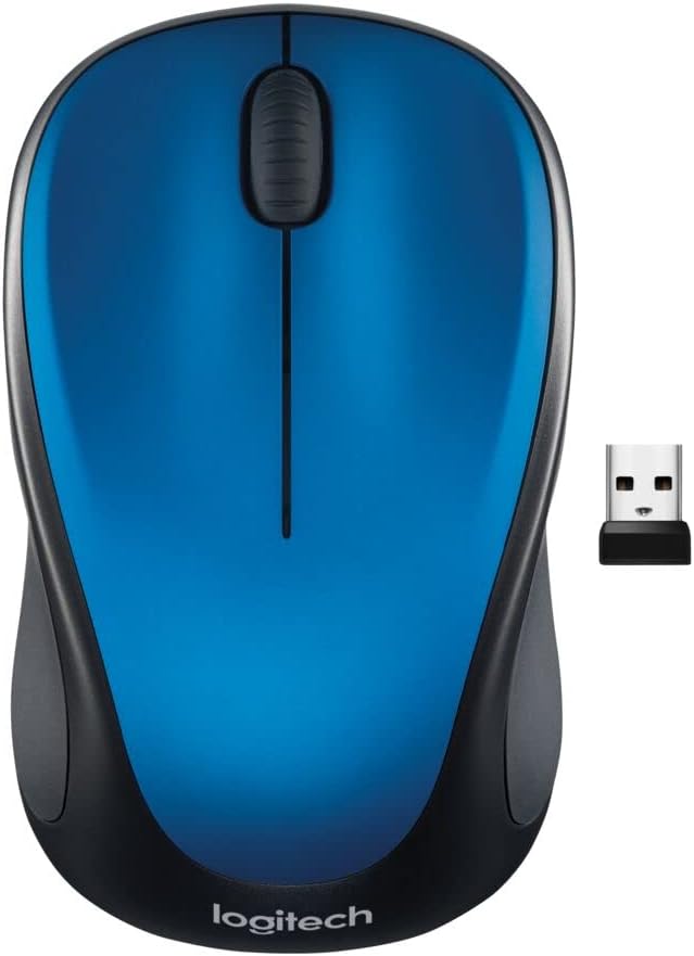 Logitech Mouse Blue Wireless M317 with USB Unifying Receiver image 0