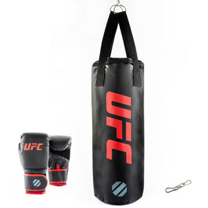 UFC Youth Boxing Set with 6Oz Boxing Gloves and 5Kg Punch Bag image 0