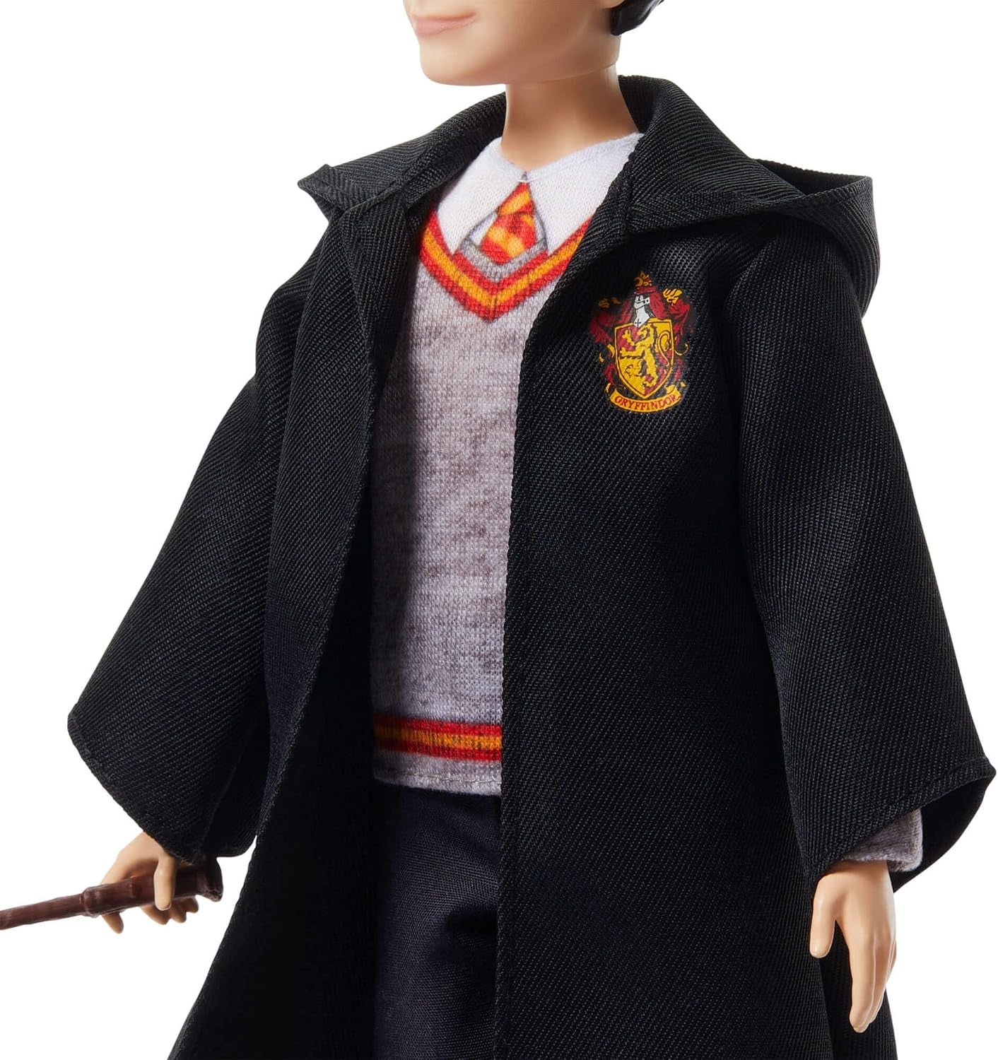 Harry Potter Toys, Harry Potter Fashion Doll in Removable Signature Hogwarts Uniform with Wand Accessory, Inspired by the Movie, JGM18
