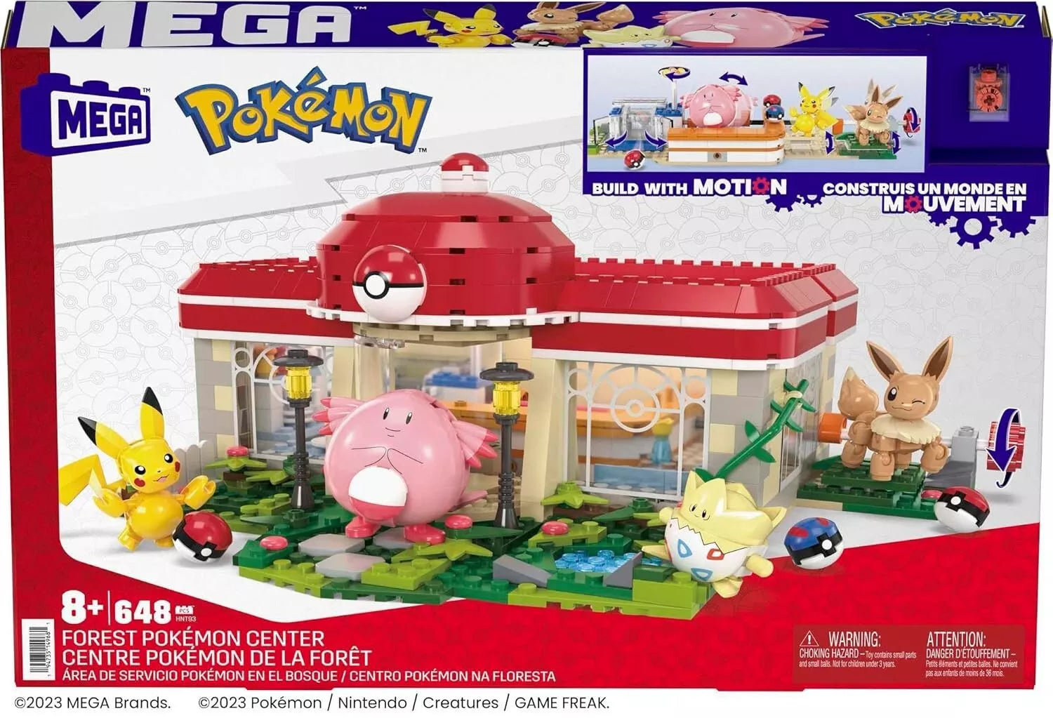 MEGA Pokémon Building Toys Set Forest Pokémon Center image 6