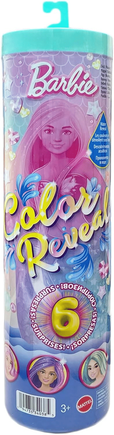 Barbie Colour Reveal Mermaid with Three Surprise Bags image 0