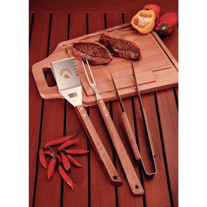 Tramontina BBQ Hardwood Tool Set, 3 Piece image 2